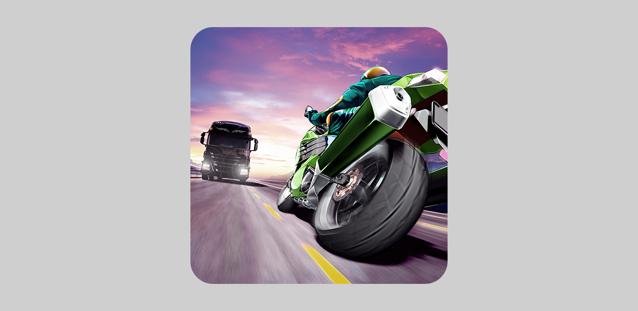 لعبة Traffic Rider: تجربة قيادة دراجات لا تُنسى على الطريق السريع
